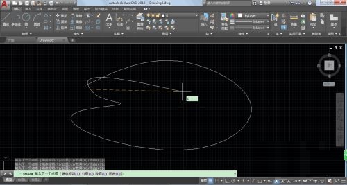 AutoCAD2019怎么畫樣條曲線?-7 AutoCAD2019怎么畫樣條曲線?-7